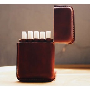 Vintage Leather Cigarette Case
