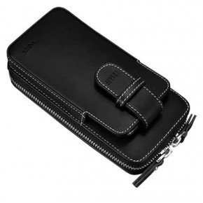 Genuine Leather Phone Travel Bag Slim Leather Phone Case 