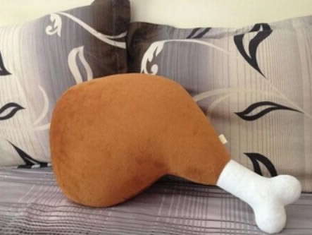 Chicken Leg Shaped Throw Pillow Plush Toys 