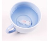 Cute Cat Figurine Ceramic Coffee Cup Mug