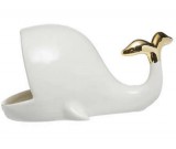 Ceramic Whale Jewelry Holder Trinket Tray Ring Dish for Earring Bracelet Key Necklace Wedding Gift Home Decor