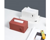 Industrial Style Art Concrete House Model Tissue Box
