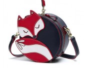 Cute cartoon little fox girl travel round shoulder bag fox bags