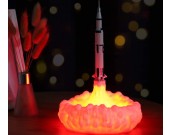 Creative rocket launch led night light desktop decoration aerospace lamp