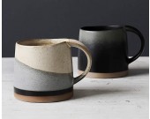 Pastoral Retro Gradient Color Ceramic Mug Coffee Cup