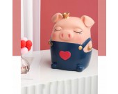 Cute Suspender Skirt Pink Piggy Tissue Box