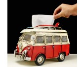 Handmade Antique Model Kit Car-Volkswagen Microbus Tissue Box