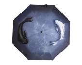 Ocean Fish Automatic Foldable Travel Rain Umbrella