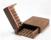 Wooden Cigarette Case  Box Holder 