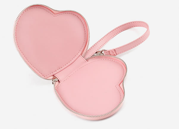 Amazon.com: BESTOYARD Leather Coin Purse Change Holder Heart Shaped Coin  Bag Change Pouch with Zipper Coin Pouch Change Wallet Handbag Pendant  Charms for Party Favor Stocking Stuffers : Clothing, Shoes & Jewelry