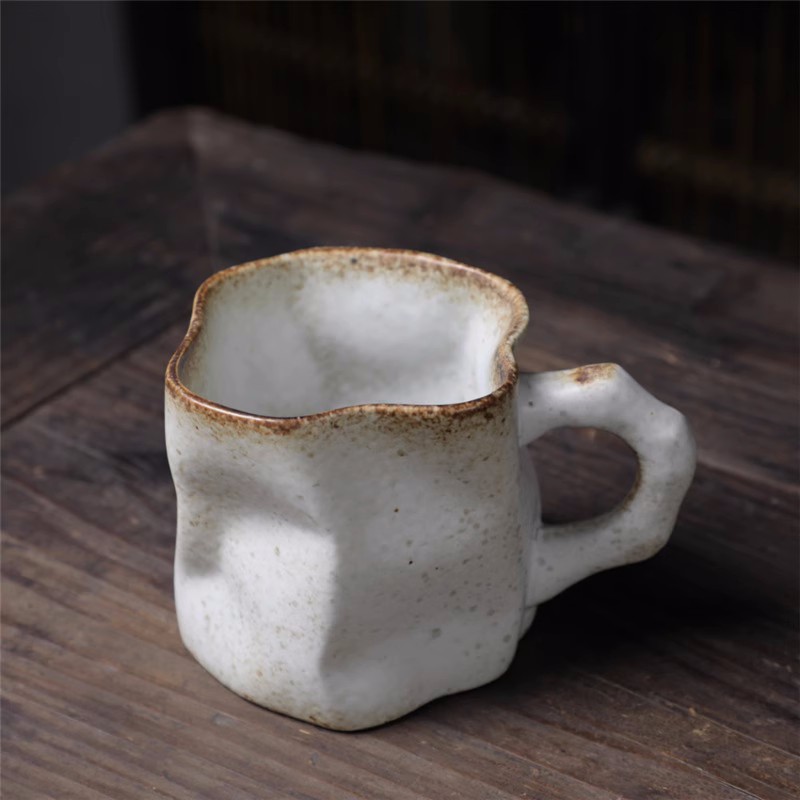 Coffee Shop Hand Made Coffee Cup Ice American Latte Cup Irregular