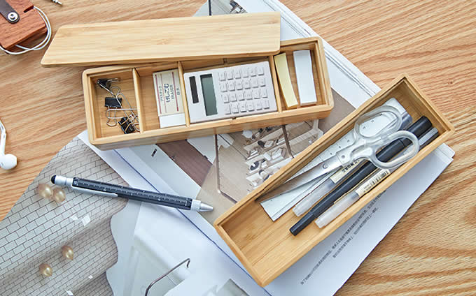 Bamboo Drawer Organizer