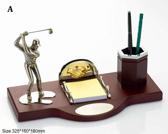 Golf Pen Holder Desk Golf Gifts for Men Unique Novelty Cool Office