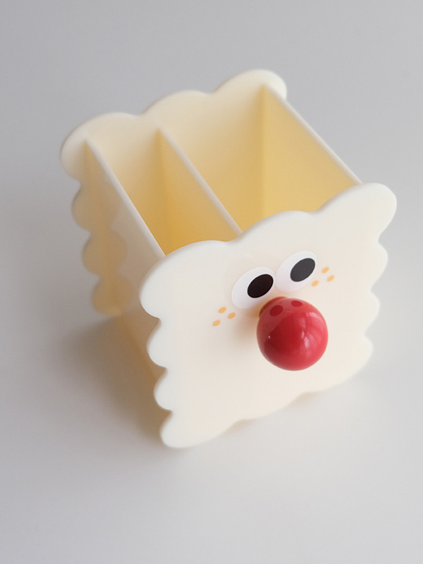 Big Nose Cartoon Biscuit Pen Holder, Funny Desktop Organization