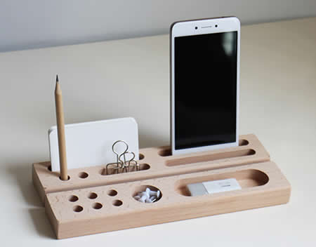 Cell Phone Stand,wood Phone Stand,wood Desk Accessories,tech Gifts