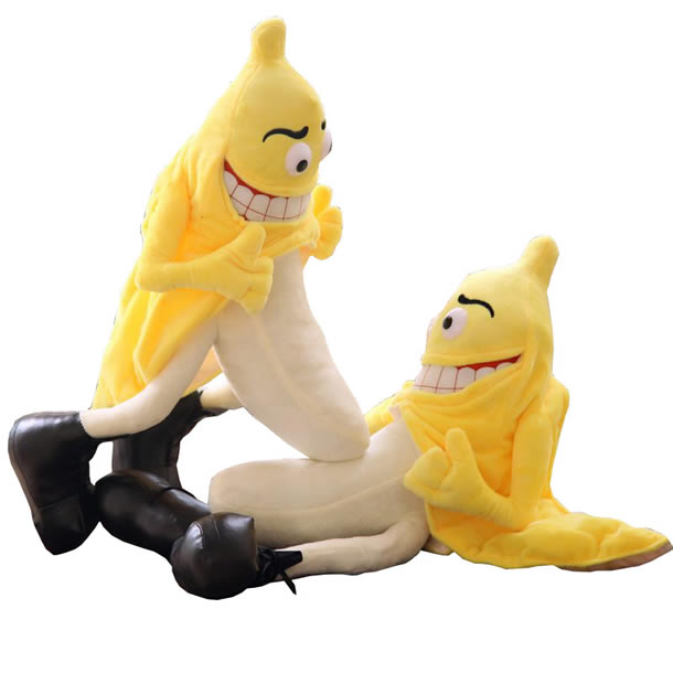 Creative Funny Yellow Banana Plush Toy Pillow - FeelGift